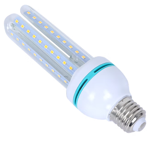 led玉米灯 高亮节能大功率灯泡 螺旋U型节能9W玉米灯6500白光SKU:XD000142